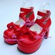 Lolita shoes princess shoes style 9812 red