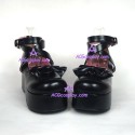 Lolita shoes princess shoes style 9812C black