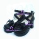 Lolita shoes princess shoes style 9812E black