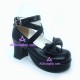 Lolita shoes princess shoes style 9812E black