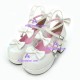 Lolita shoes princess shoes style 9821B white