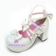 Lolita shoes princess shoes style 9821B white