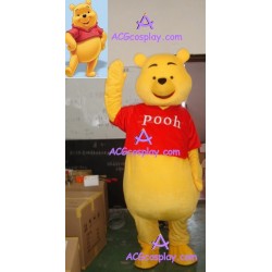 Winnie The Pooh Bear Cartoon Mascot cosplay costume