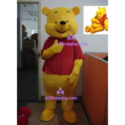 Winnie The Pooh Bear Cartoon Mascot cosplay costume version 2